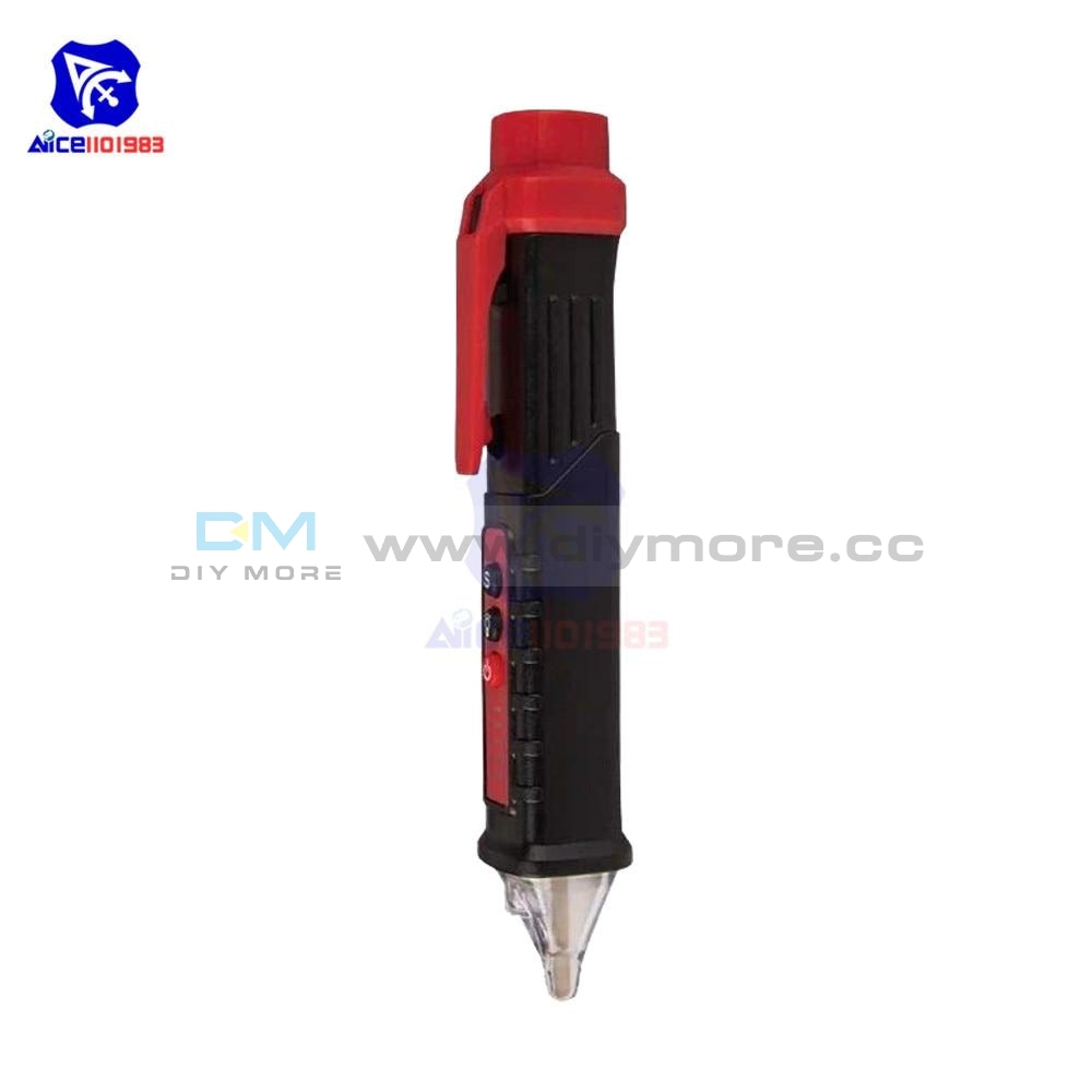 Diymore Ac Voltage Detector Adjustable Sensitivity Non Contact Induction Electric Pen 12V 1000V