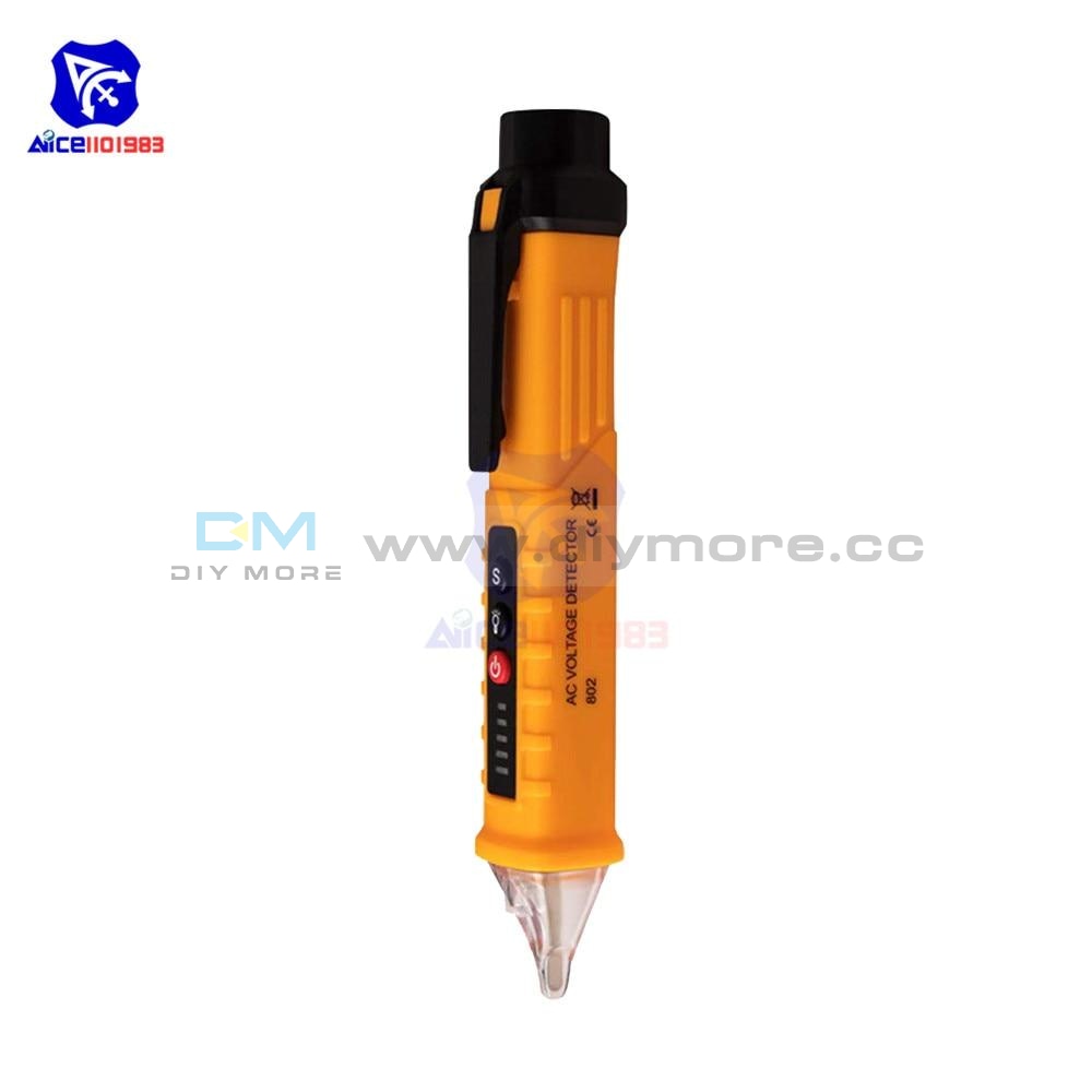 Diymore Ac Voltage Detector Adjustable Sensitivity Non Contact Induction Electric Pen 12V 1000V