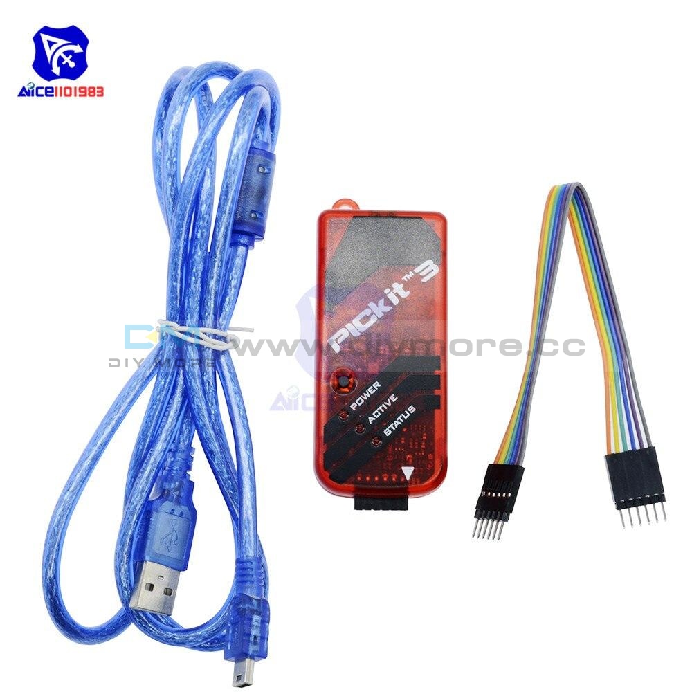 Diymore Pickit3 Electronic Chips Emulator Mplab Pickit 3 Pic Microcontroller Chip In Circuit