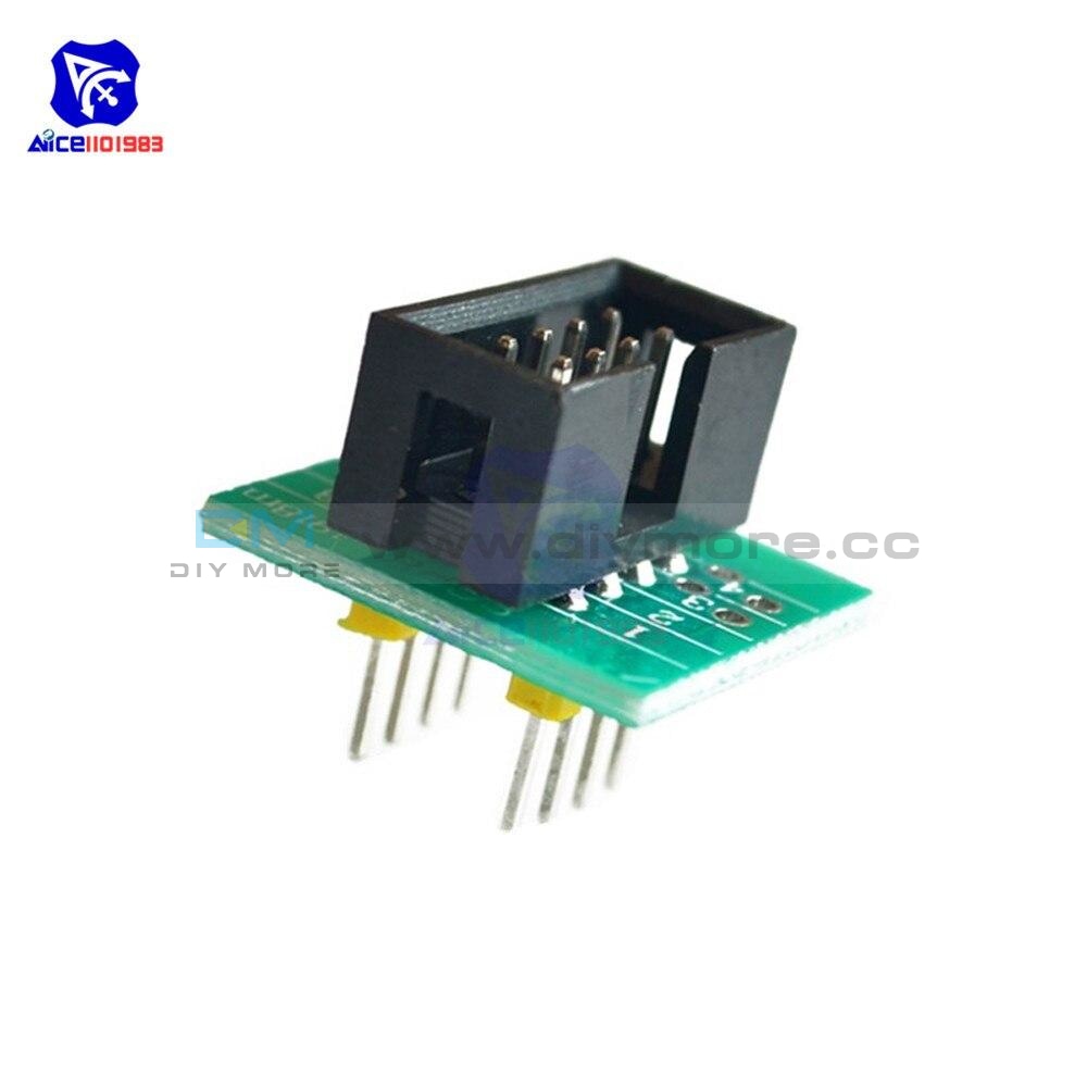 Diymore Soic8 Sop8 Test Flash Chips Ic Socket Adapter Bios/24/25/93 For Eeprom 93Cxx/25Cxx/24Cxx In