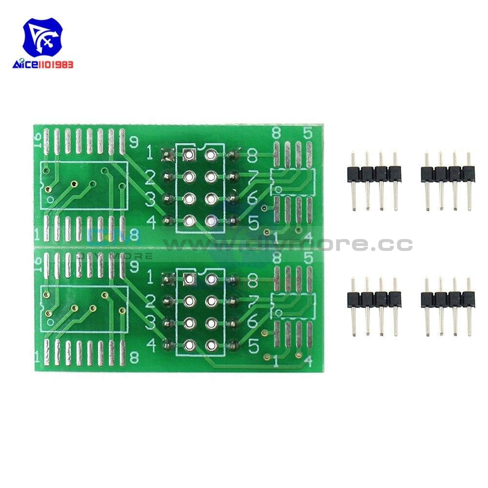 Diymore Usb High Speed Programmer Spi Ic Test Clips Socket For 24 25 93 Eeprom Flash Bios Chip
