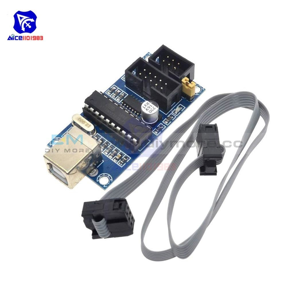 Diymore Usbtinyisp Usbtiny Avr Isp Programmer 6/10 Pin Bootloader For Arduino Meag2560 Uno R3 Tools