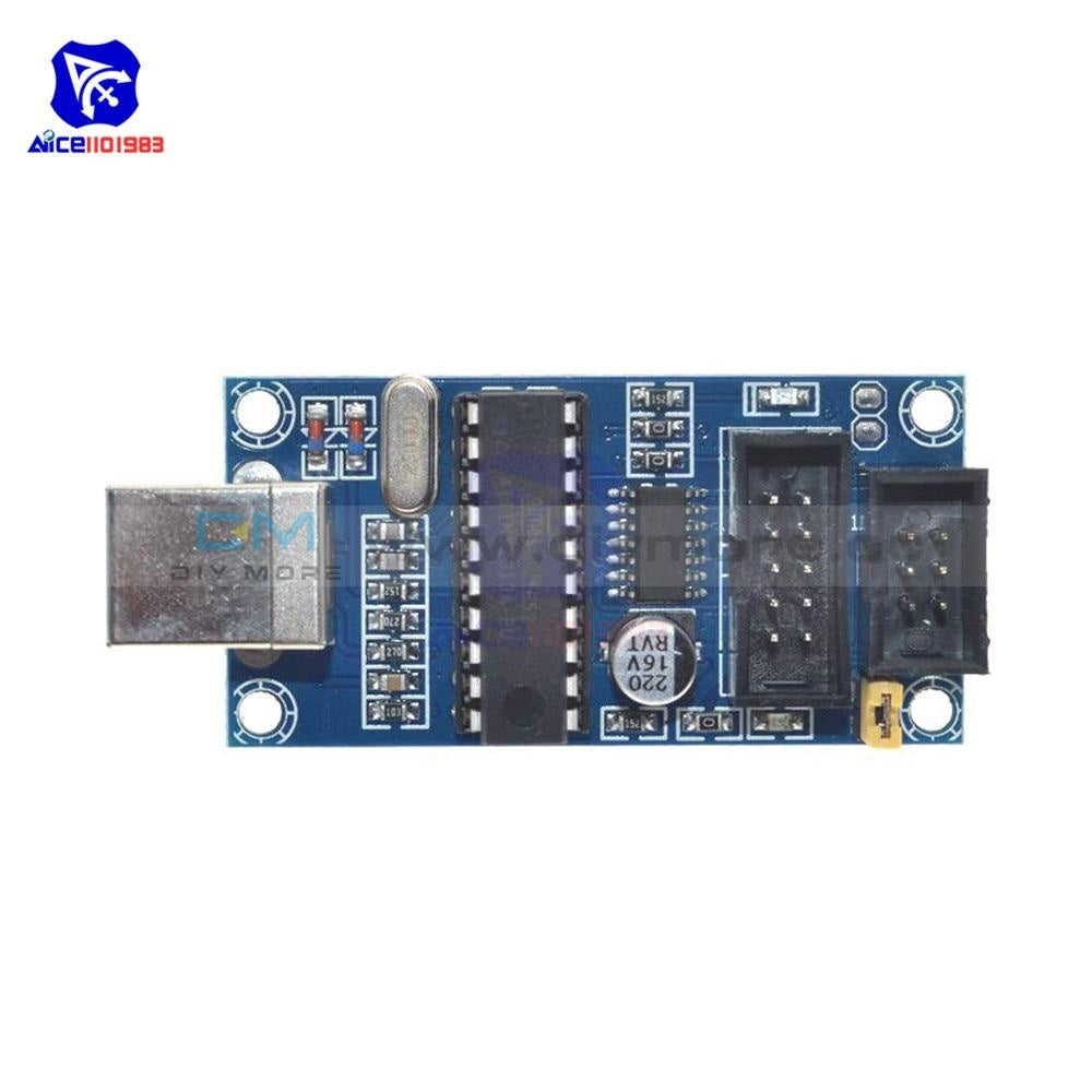 diymore USBtinyISP USBTiny AVR ISP Programmer 6/10 Pin Bootloader for ...