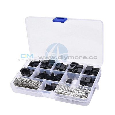 620Pcs Jumper Dupont Wire Cable Header Connector Housing Kit Male Female & Box Tools