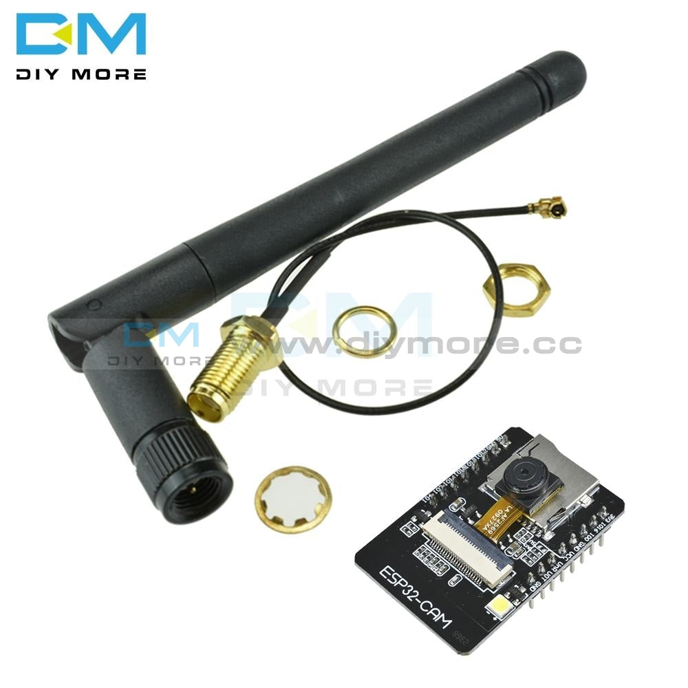 Ov2640 Esp32-Cam Bluetooth Module Camera Development Board Esp32 Ov7670 +2.4G Wireless Sma Antenna