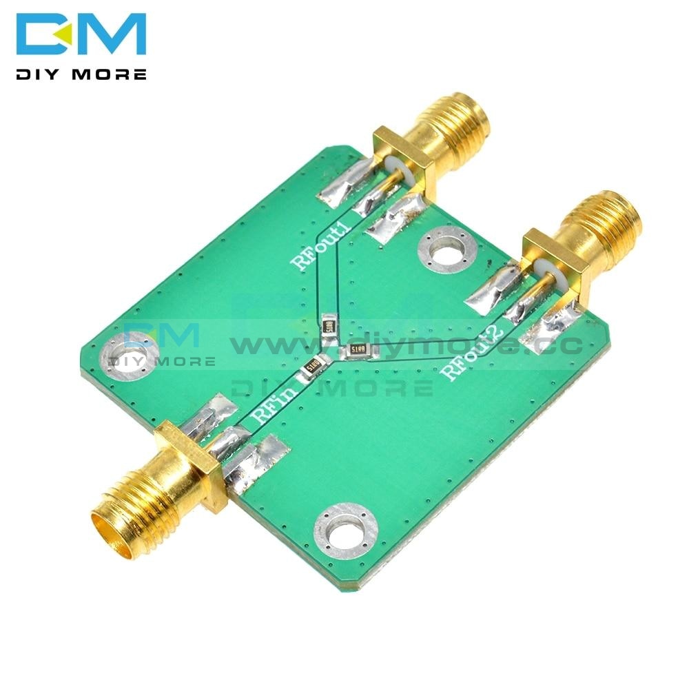 Rf Power Splitter Dc-5Ghz Microwave Resistance Divider 1 To 2 Combiner Sma Radio Frequency 33*33Mm
