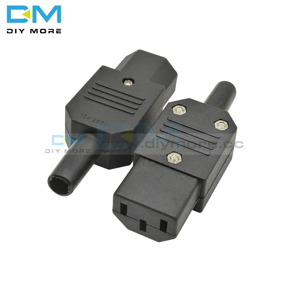 5Pcs Lot Ac-013A Ac 250V 10A Female Power Iron Core Adapter 3 Terminals Iec320 C13 Connector Pin