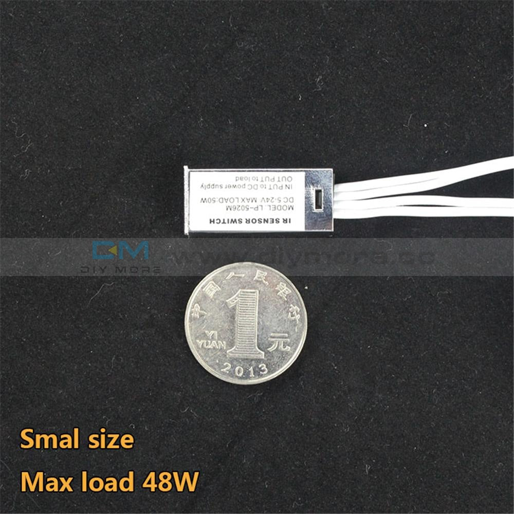 Dc 12V/24V Ir Hand Wave Sensor Switch 5A Sweep 10Cm Sense Distance For Kitchen Bedroom Cabinet