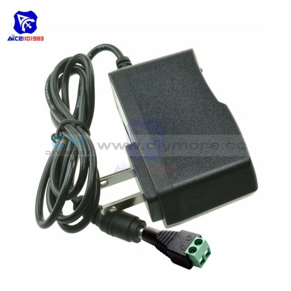 Ac 100 240V 0.5A To Dc 12V 1A/dc 2A Us Plug Power Adapter Transformer 2.1*5.5 Mm Jack Female