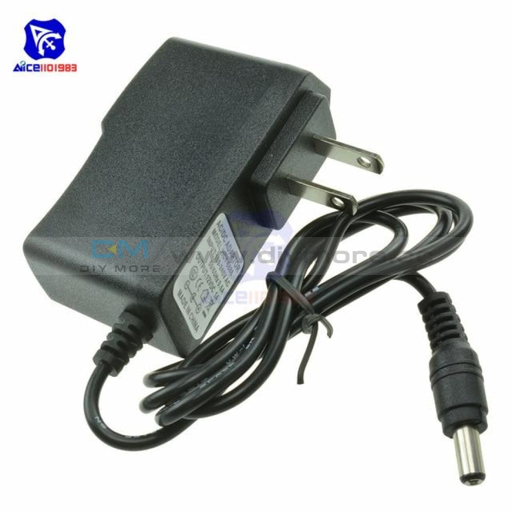 Ac 100 240V 0.5A To Dc 12V 1A/dc 2A Us Plug Power Adapter Transformer 2.1*5.5 Mm Jack Female