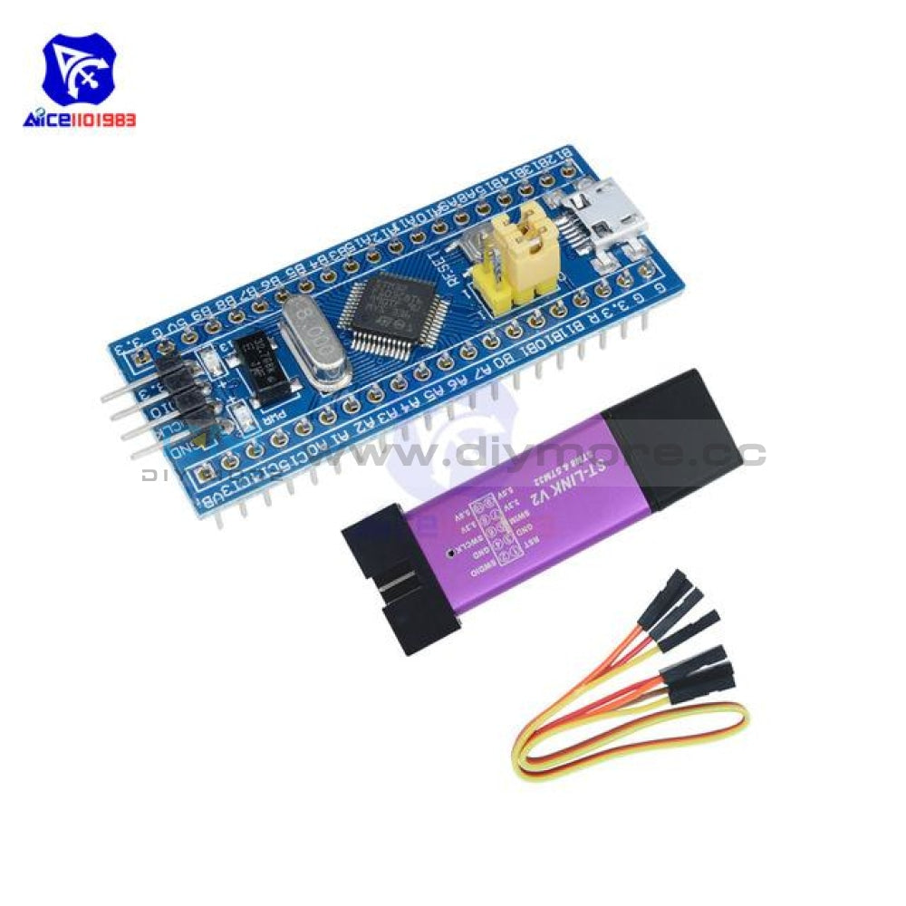 Stm32F103C8T6 Arm Stm32 Minimum System Development Board St Link V2 Stm8 Emulator Downloader