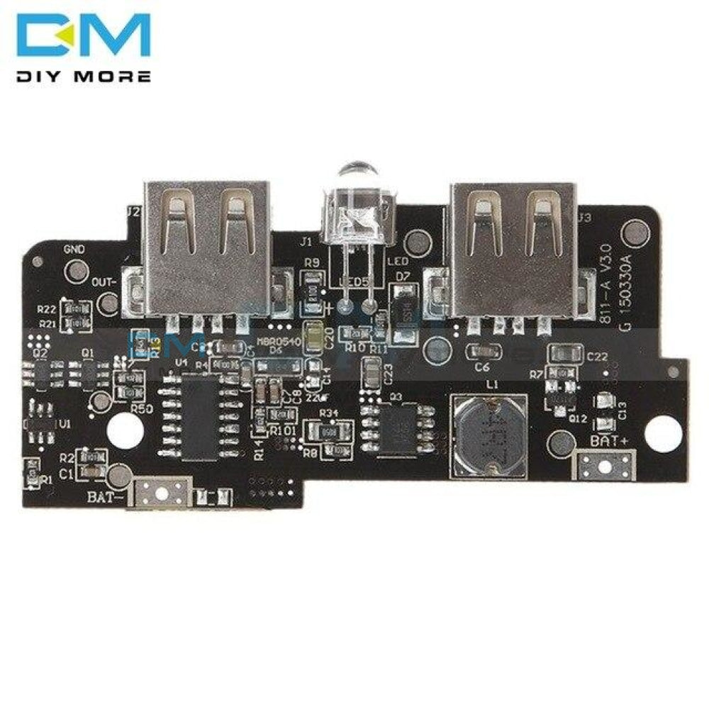 5V 1A 2A Power Bank Charger Module Step Up Boost Supply Charging Pcb Circuit Board Diy Dual Usb