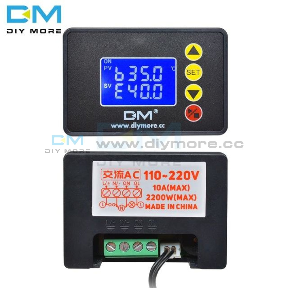 Ac 110V 220V Dc 12V 24V 1.37 Inch Lcd Digital Temperature Controller Thermometer Thermo Control