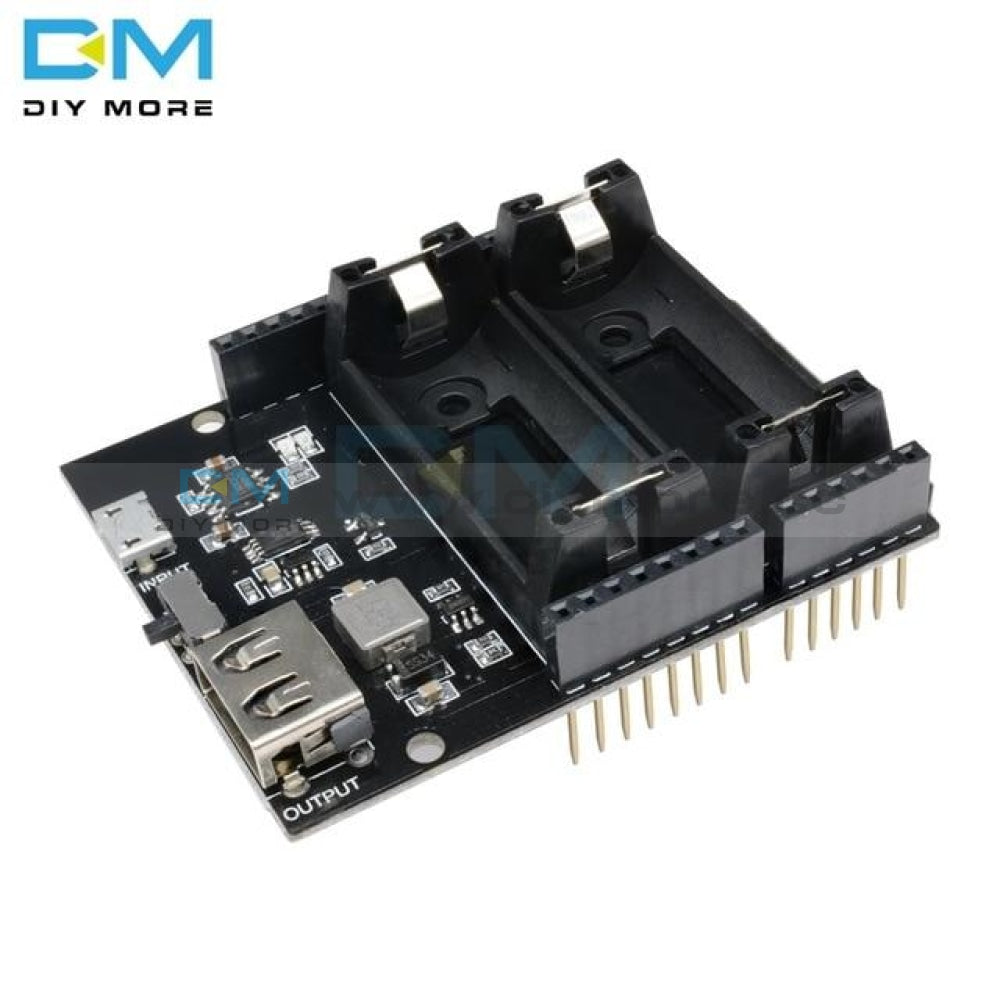 Esp8266 Esp32 Dual 16340 Lithium Battery Module Usb Mobile Power Bank Holder Charger Board For