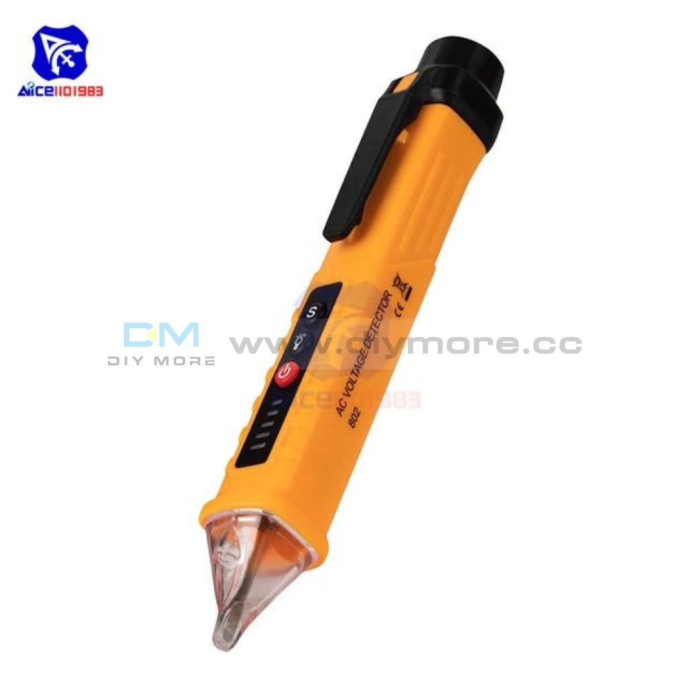 Diymore Ac Voltage Detector Adjustable Sensitivity Non Contact Induction Electric Pen 12V 1000V