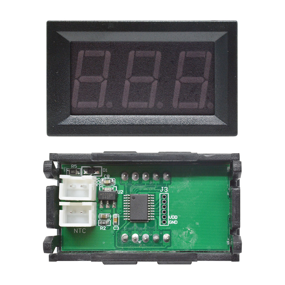 0.56" 3 Bit Digital LED Thermometer DC 12V Temperature Meter Detector -50-110℃